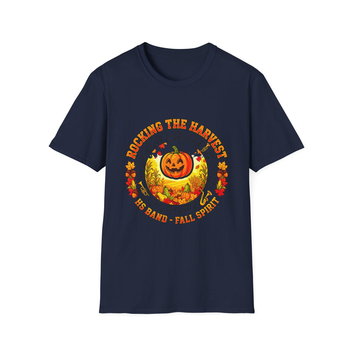 Rocking the Harvest T-Shirt — Pumpkin Fall Music Festival Tee