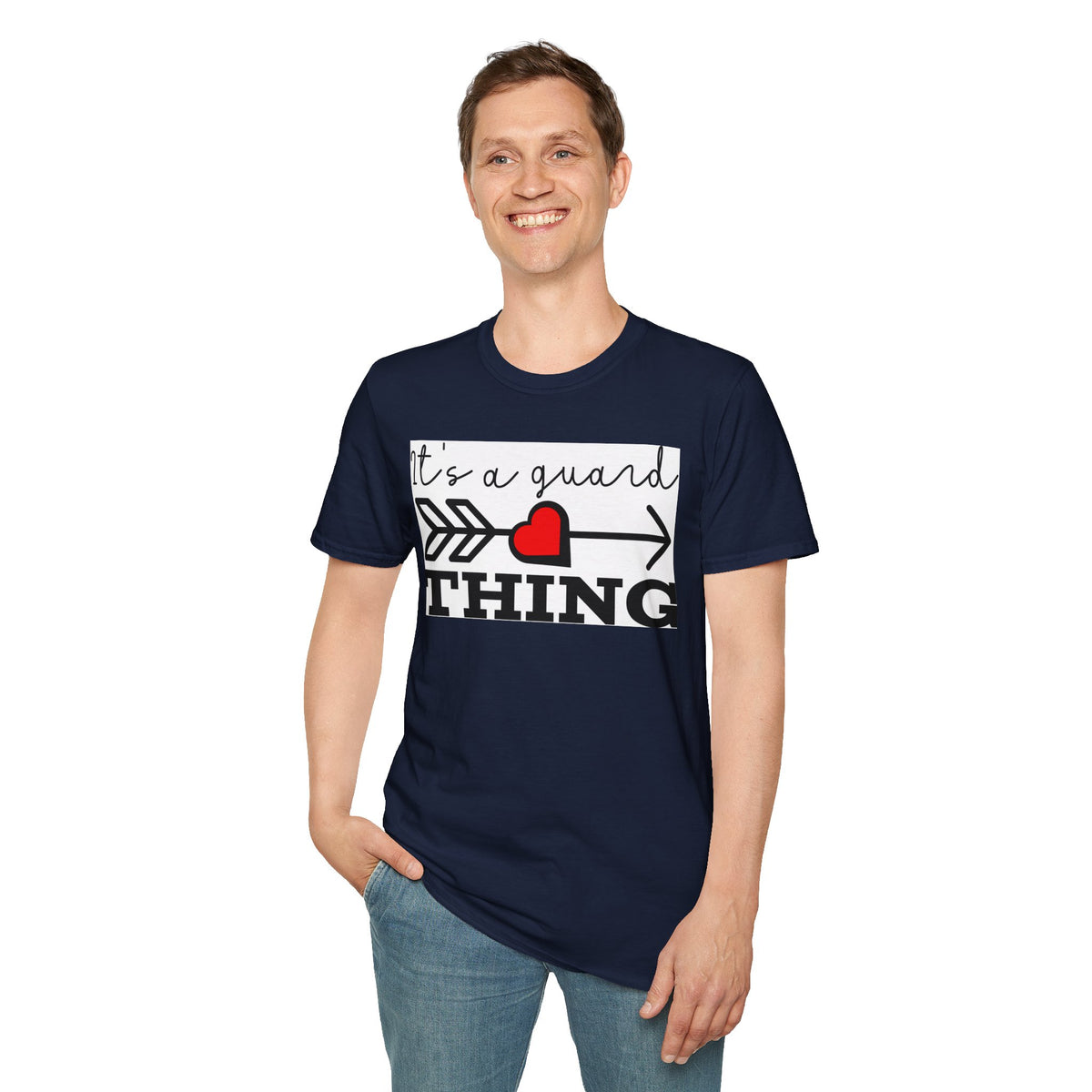 It's a Guard Thing T-Shirt — Heart Arrow Design for Security & Protector Moms
