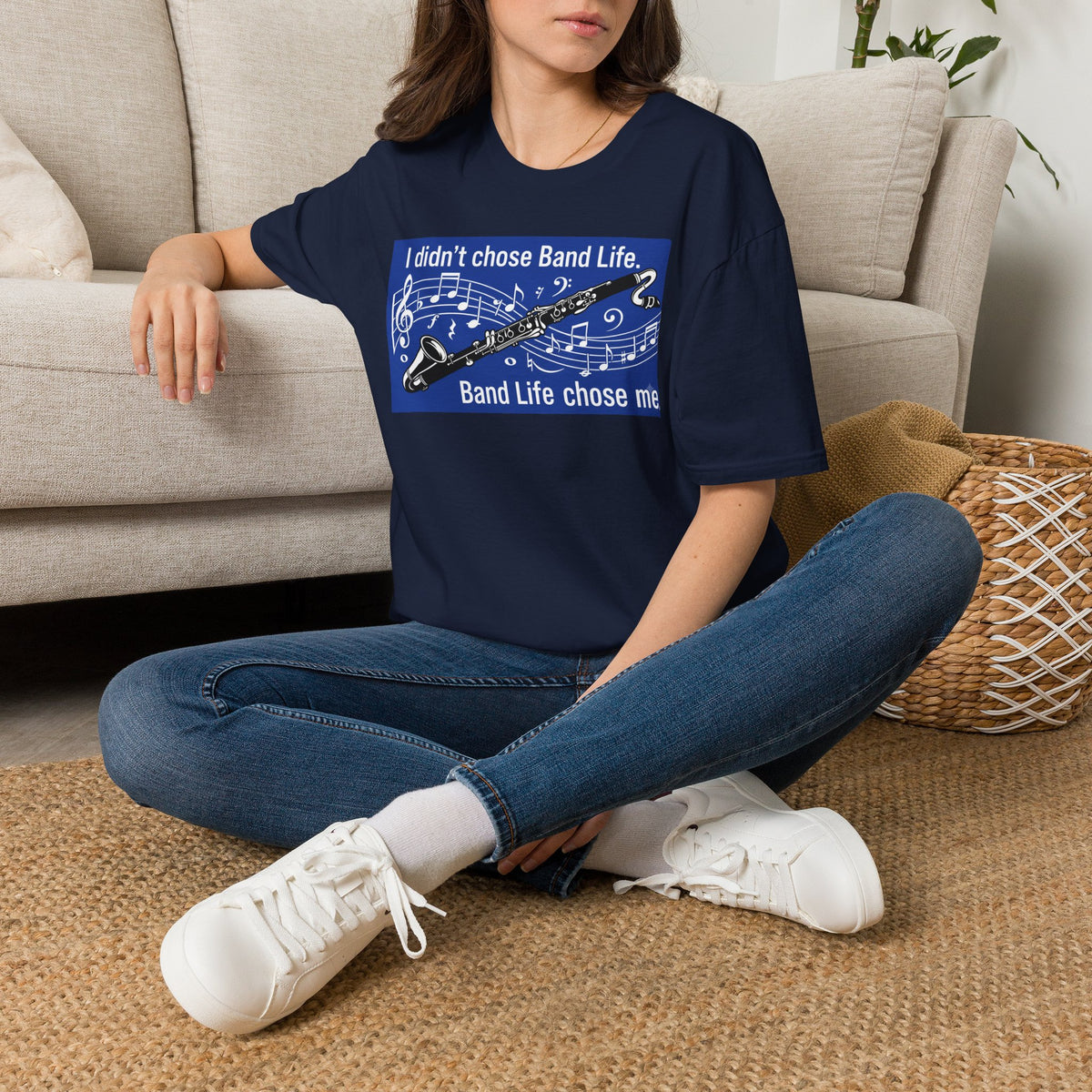 Band Life Clarinet T-Shirt — "I didn't chose Band Life. Band Life chose me."