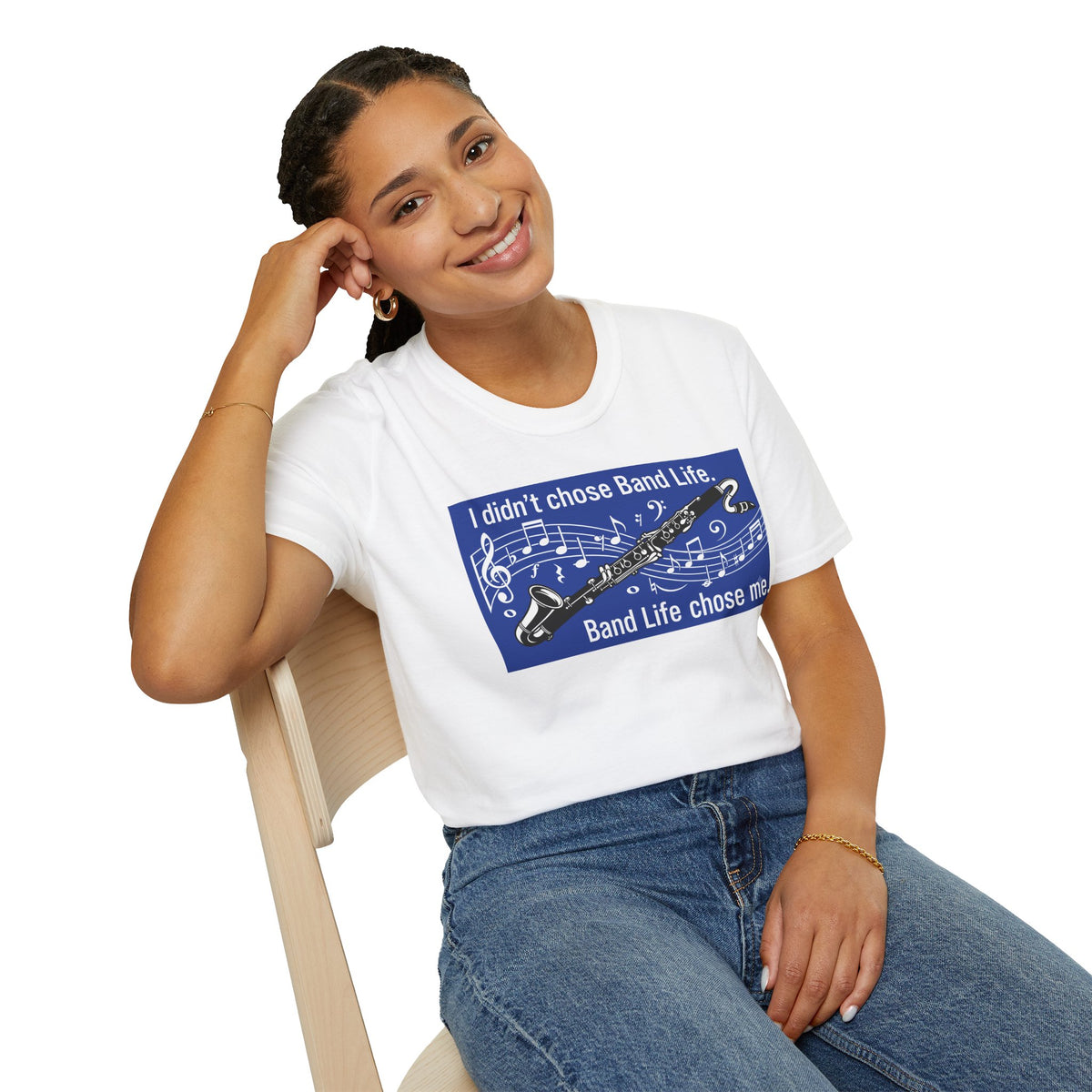 Band Life Clarinet T-Shirt — "I didn't chose Band Life. Band Life chose me."