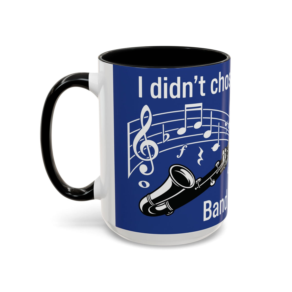 Mom Rockin' the Band Life Coffee Mug — Music Mom Gift (11/15oz)