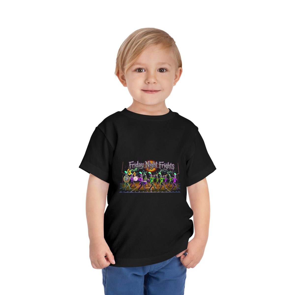 Toddler Tee — "Friday Night Frights" Halloween Monster Parade