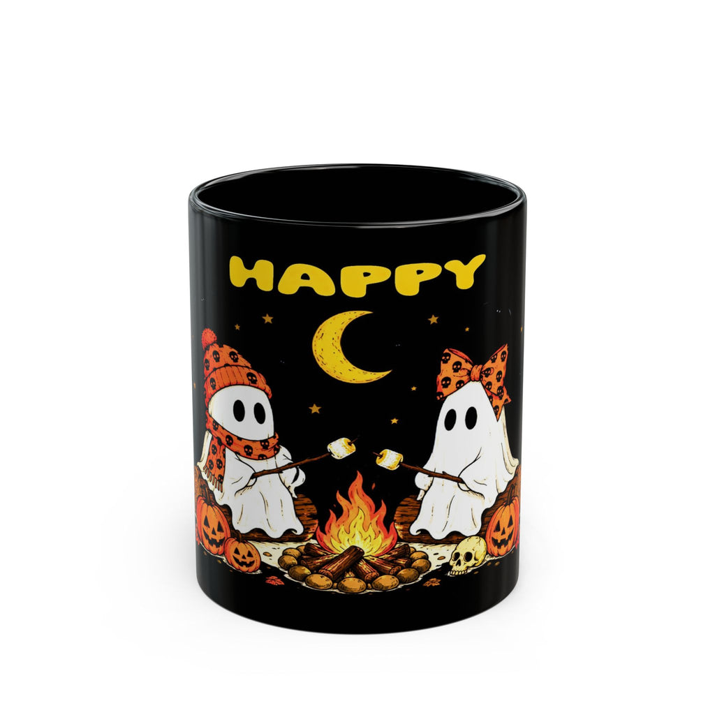 Halloween Ghosts Campfire Mug — "Happy Halloween" 11oz/15oz