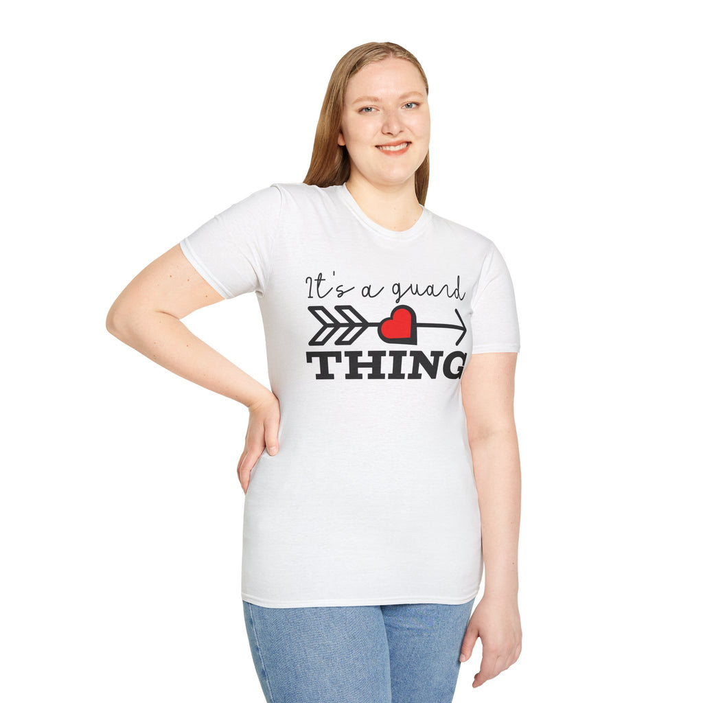 It's a Guard Thing T-Shirt — Heart Arrow Design for Security & Protector Moms