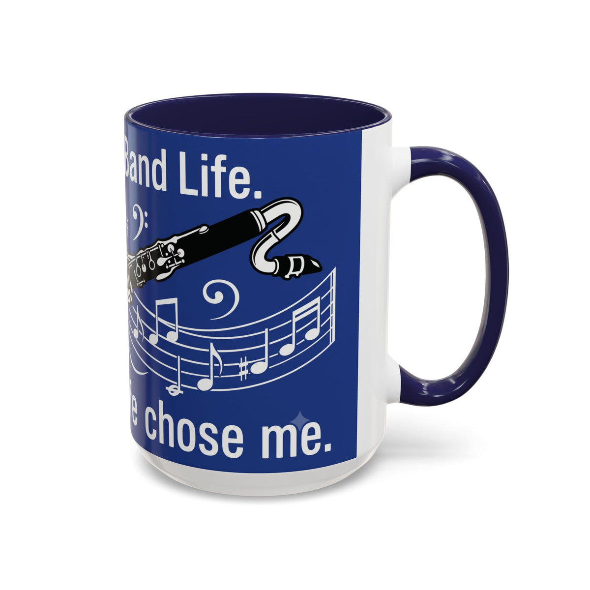 Mom Rockin' the Band Life Coffee Mug — Music Mom Gift (11/15oz)