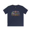 Kids Tee — "Friday Night Frights" Halloween Skeleton Parade Shirt