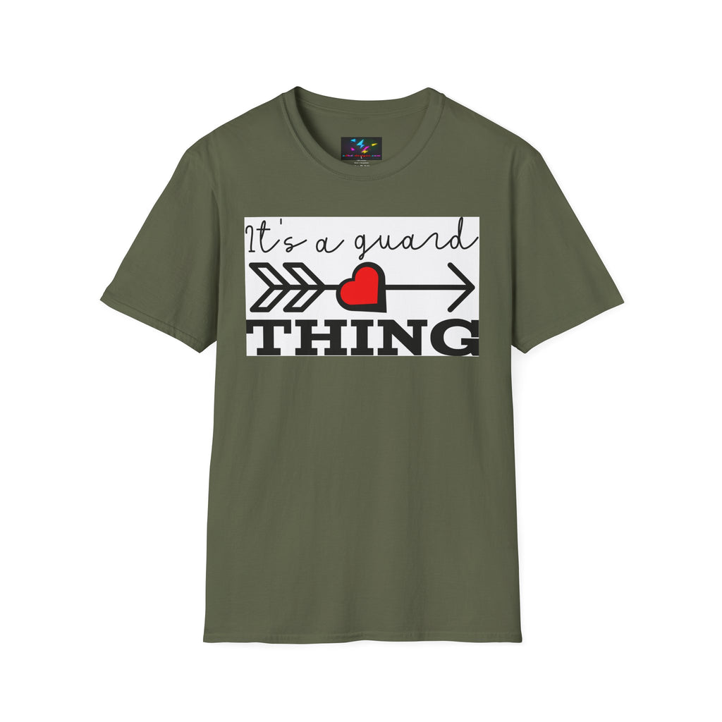 It's a Guard Thing T-Shirt — Heart Arrow Design for Security & Protector Moms