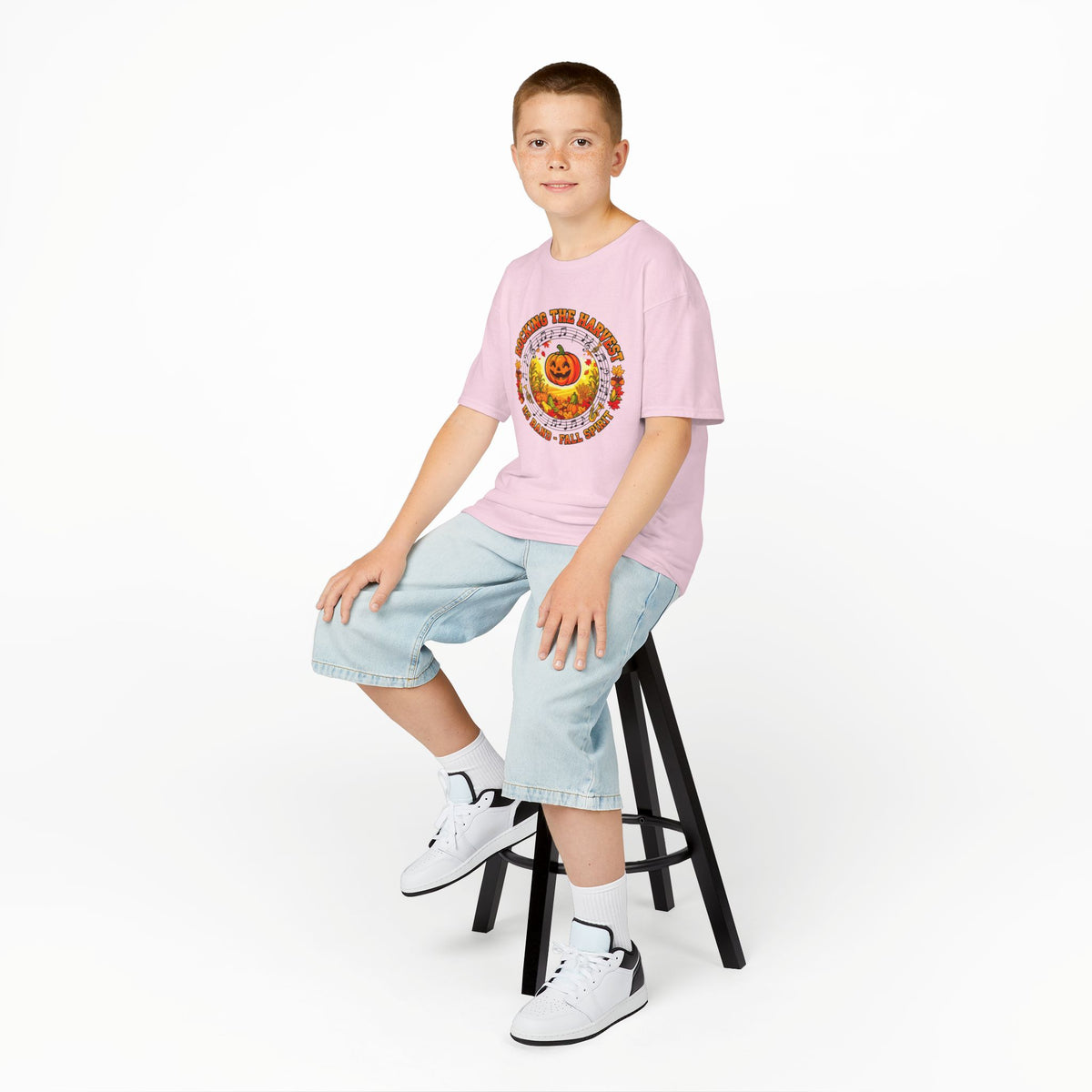 Kids Halloween Pumpkin Tee — "Planting the Pumpkin" Cute Fall Graphic Shirt