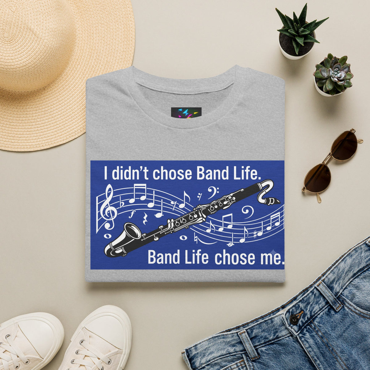 Band Life Clarinet T-Shirt — "I didn't chose Band Life. Band Life chose me."