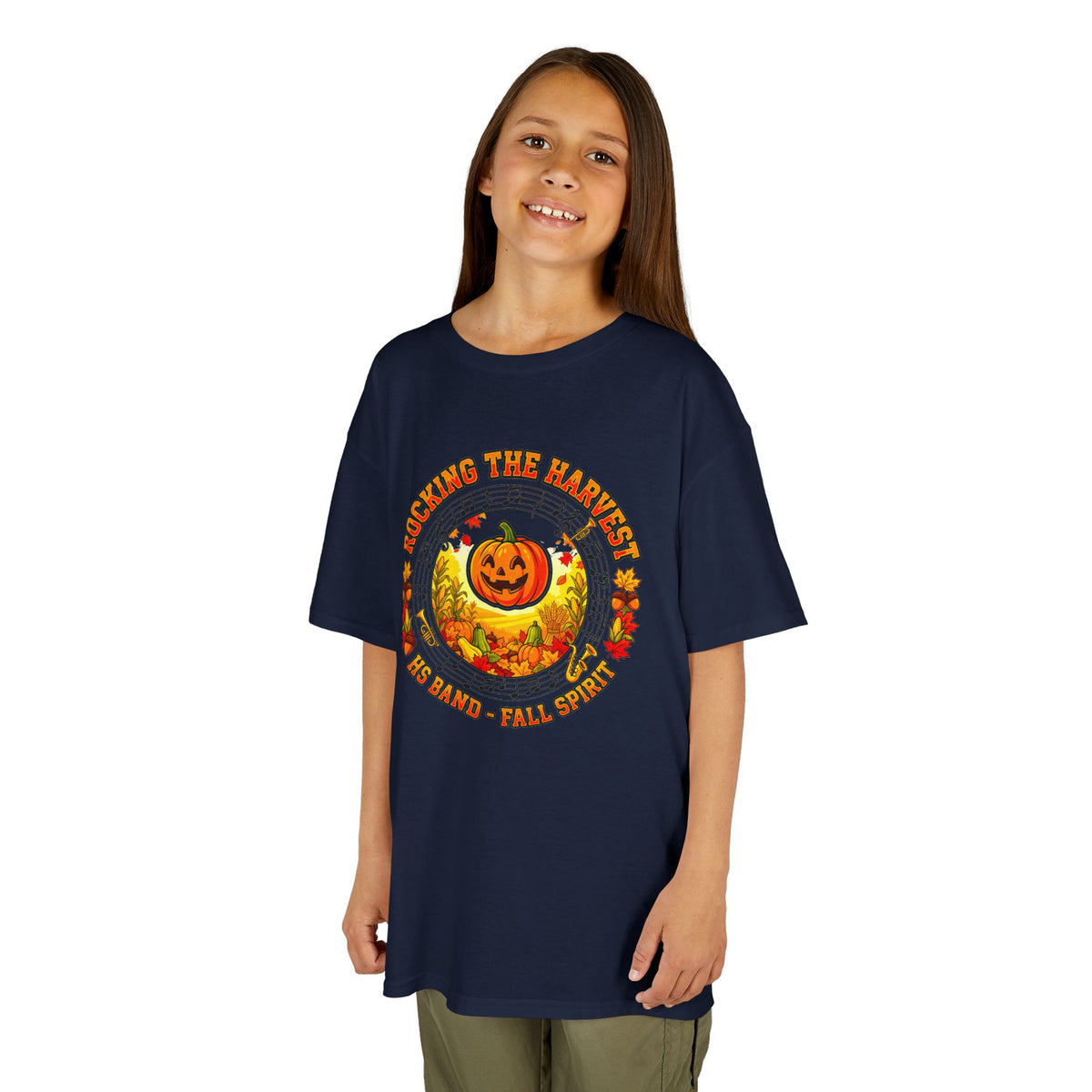 Kids Halloween Pumpkin Tee — "Planting the Pumpkin" Cute Fall Graphic Shirt