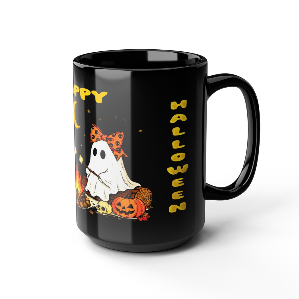 Halloween Ghosts Campfire Mug — "Happy Halloween" 11oz/15oz