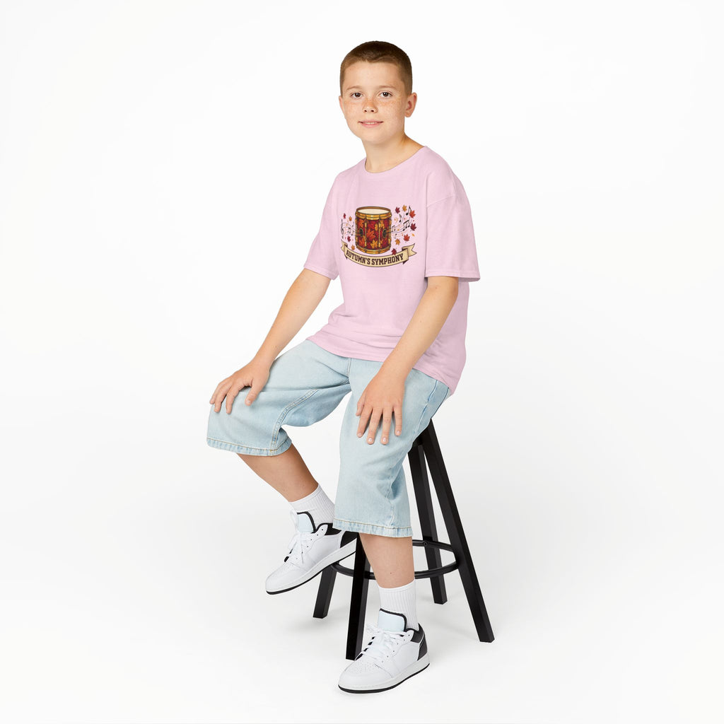 Kids 'Autumn's Symphony' Fall Drum Graphic Tee