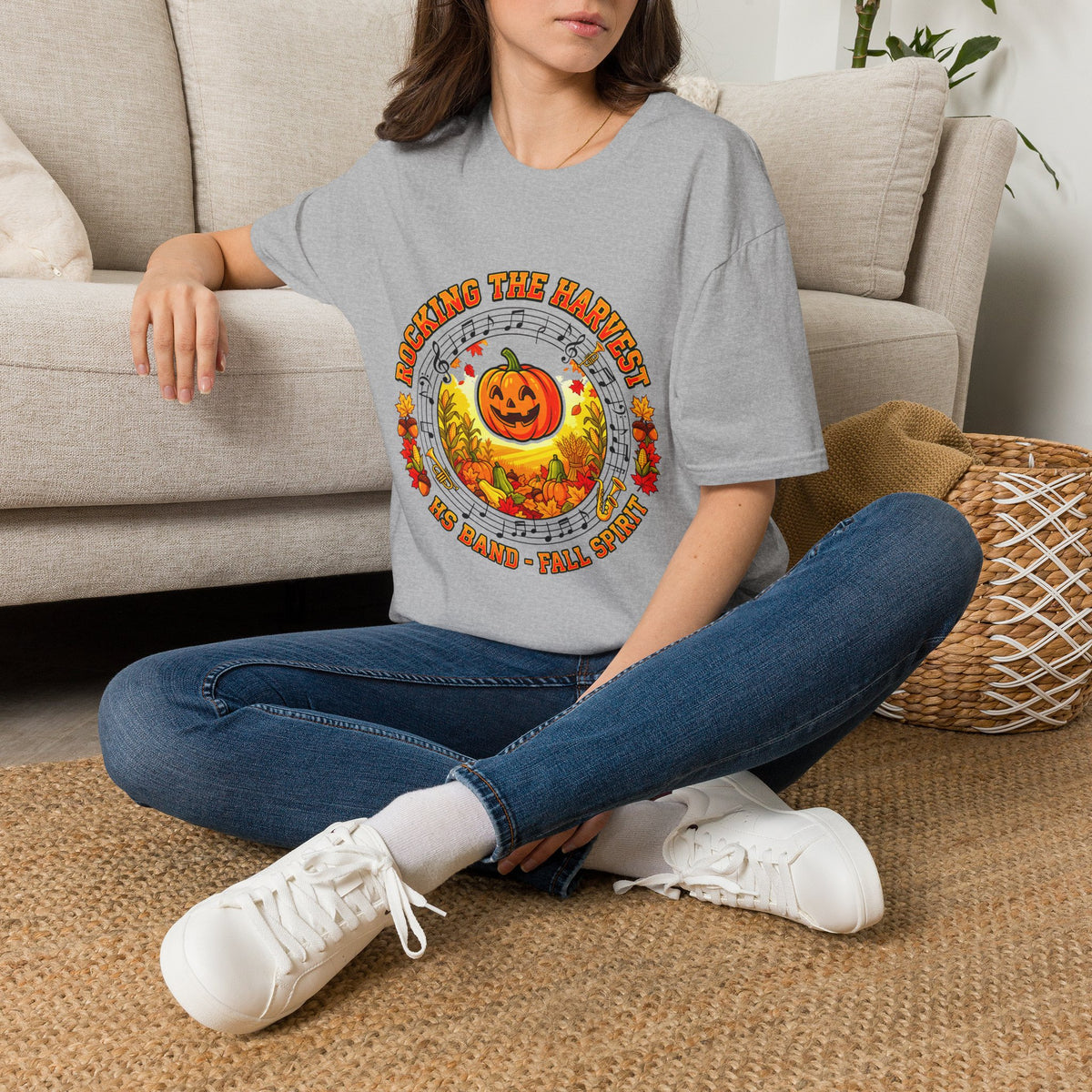 Rocking the Harvest T-Shirt — Pumpkin Fall Music Festival Tee