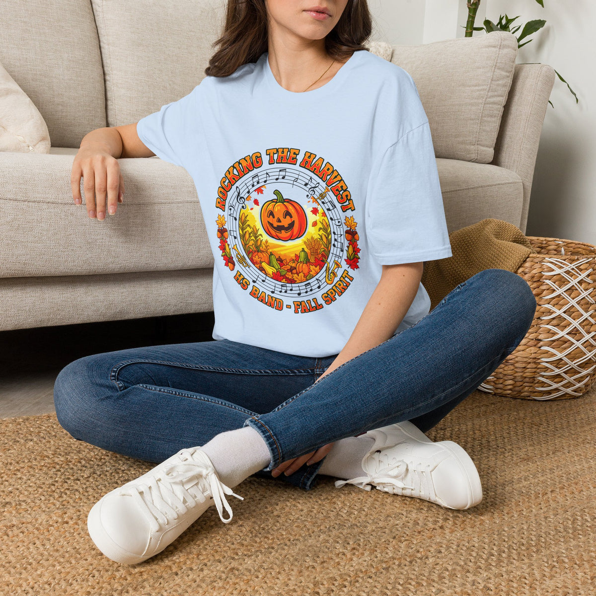 Rocking the Harvest T-Shirt — Pumpkin Fall Music Festival Tee