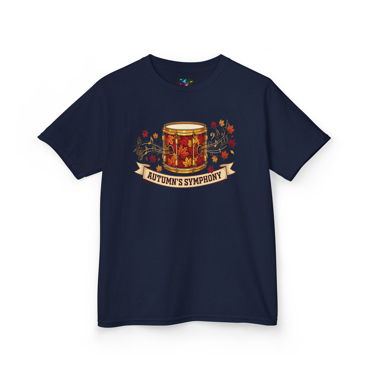Kids 'Autumn's Symphony' Fall Drum Graphic Tee