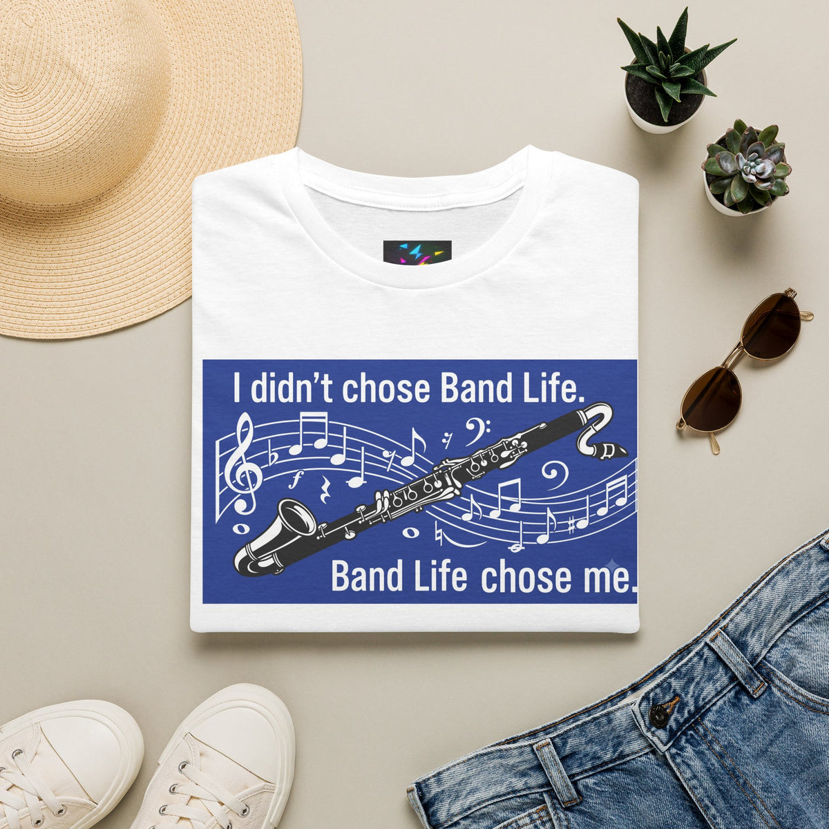 Band Life Clarinet T-Shirt — "I didn't chose Band Life. Band Life chose me."