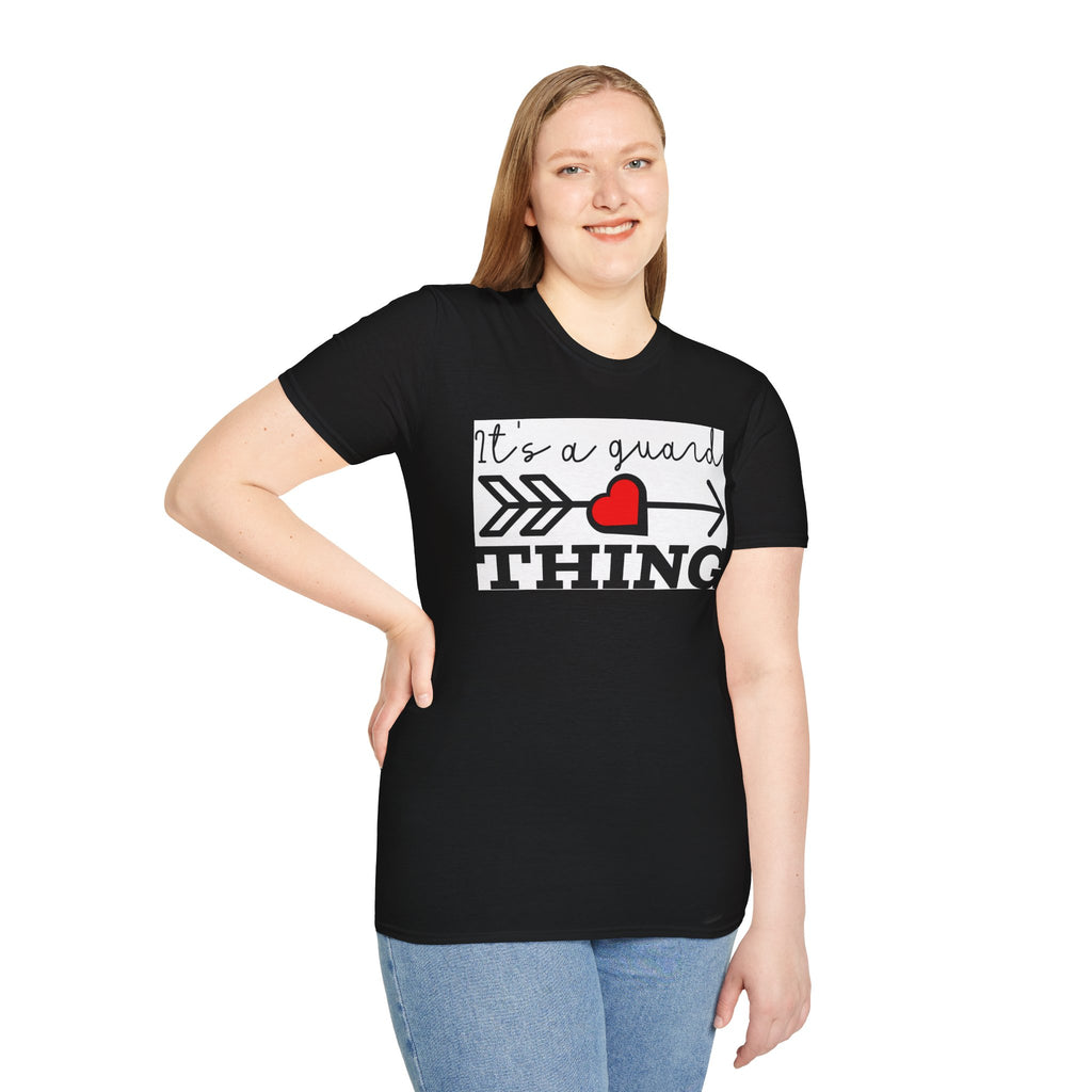 It's a Guard Thing T-Shirt — Heart Arrow Design for Security & Protector Moms