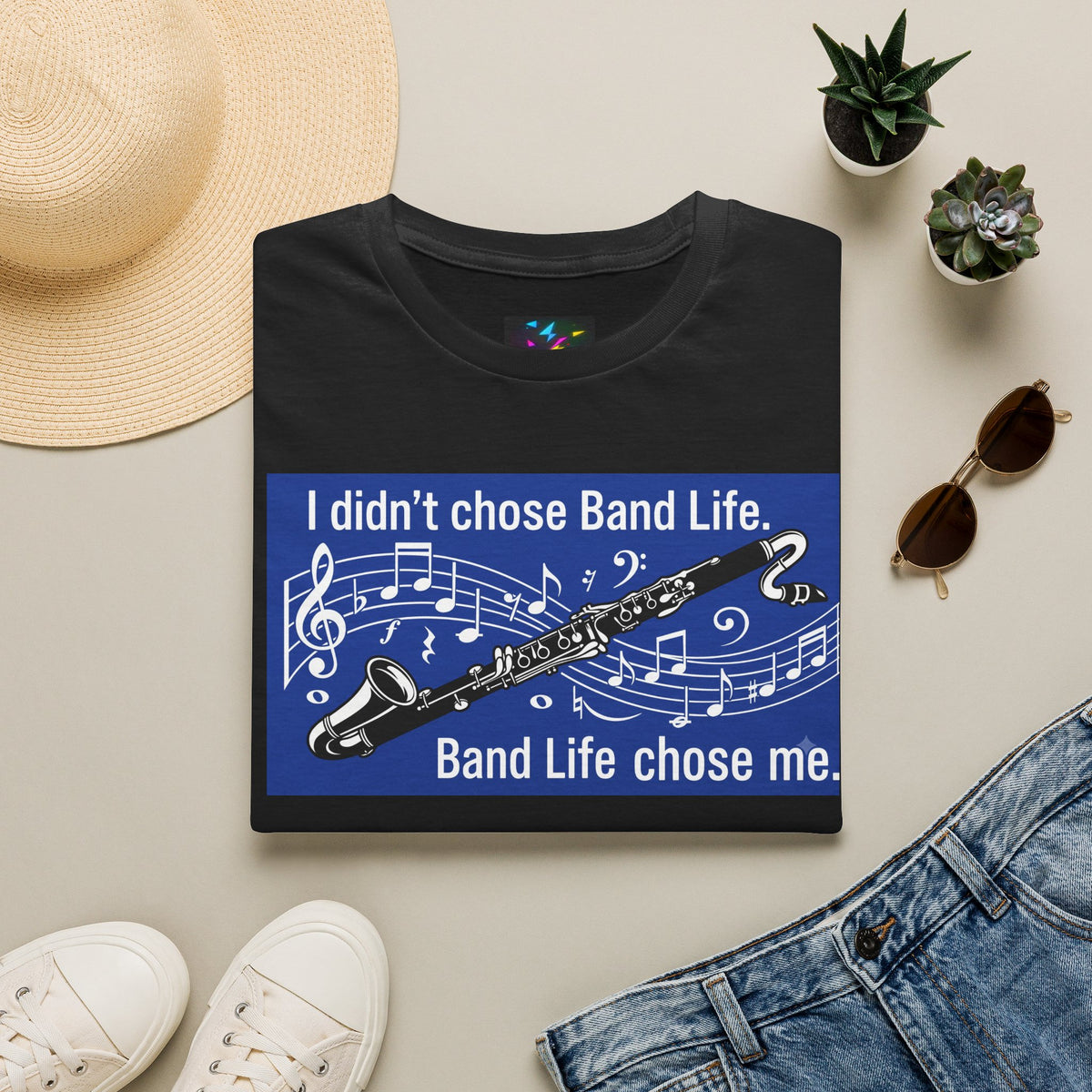 Band Life Clarinet T-Shirt — "I didn't chose Band Life. Band Life chose me."