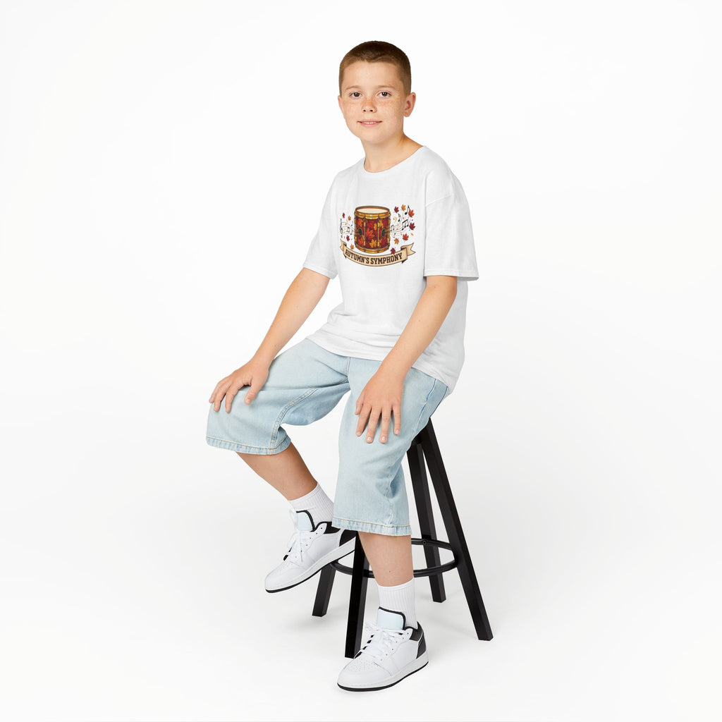Kids 'Autumn's Symphony' Fall Drum Graphic Tee
