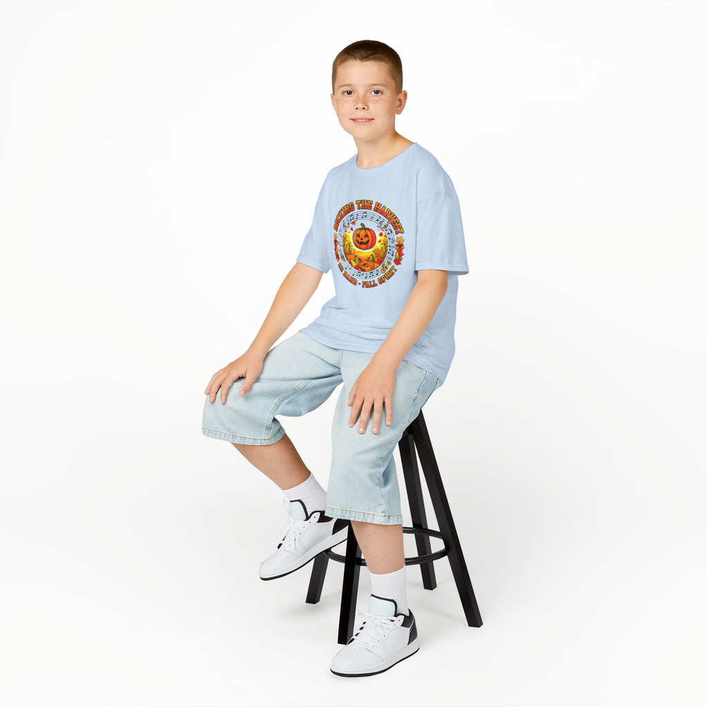 Kids Halloween Pumpkin Tee — "Planting the Pumpkin" Cute Fall Graphic Shirt