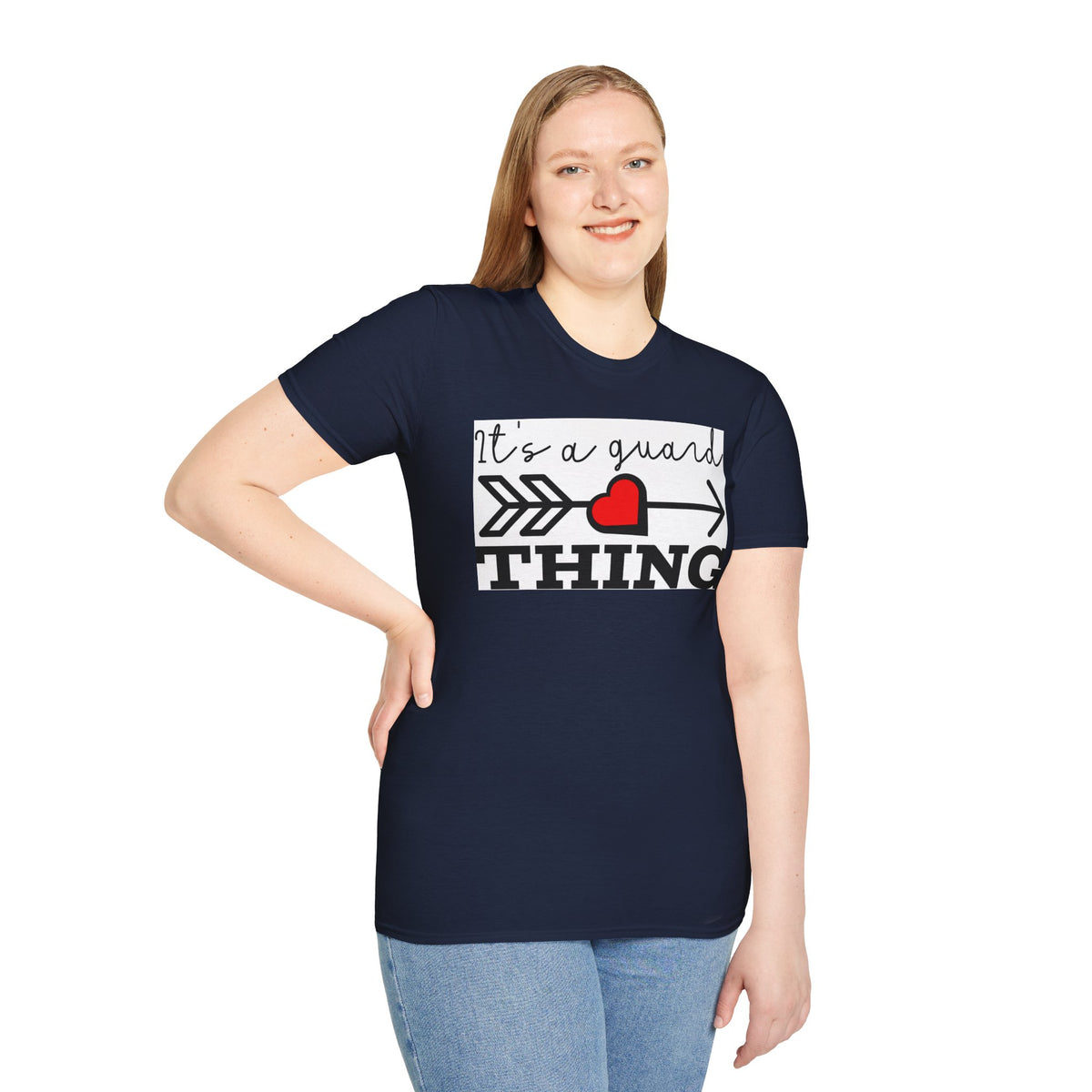 It's a Guard Thing T-Shirt — Heart Arrow Design for Security & Protector Moms
