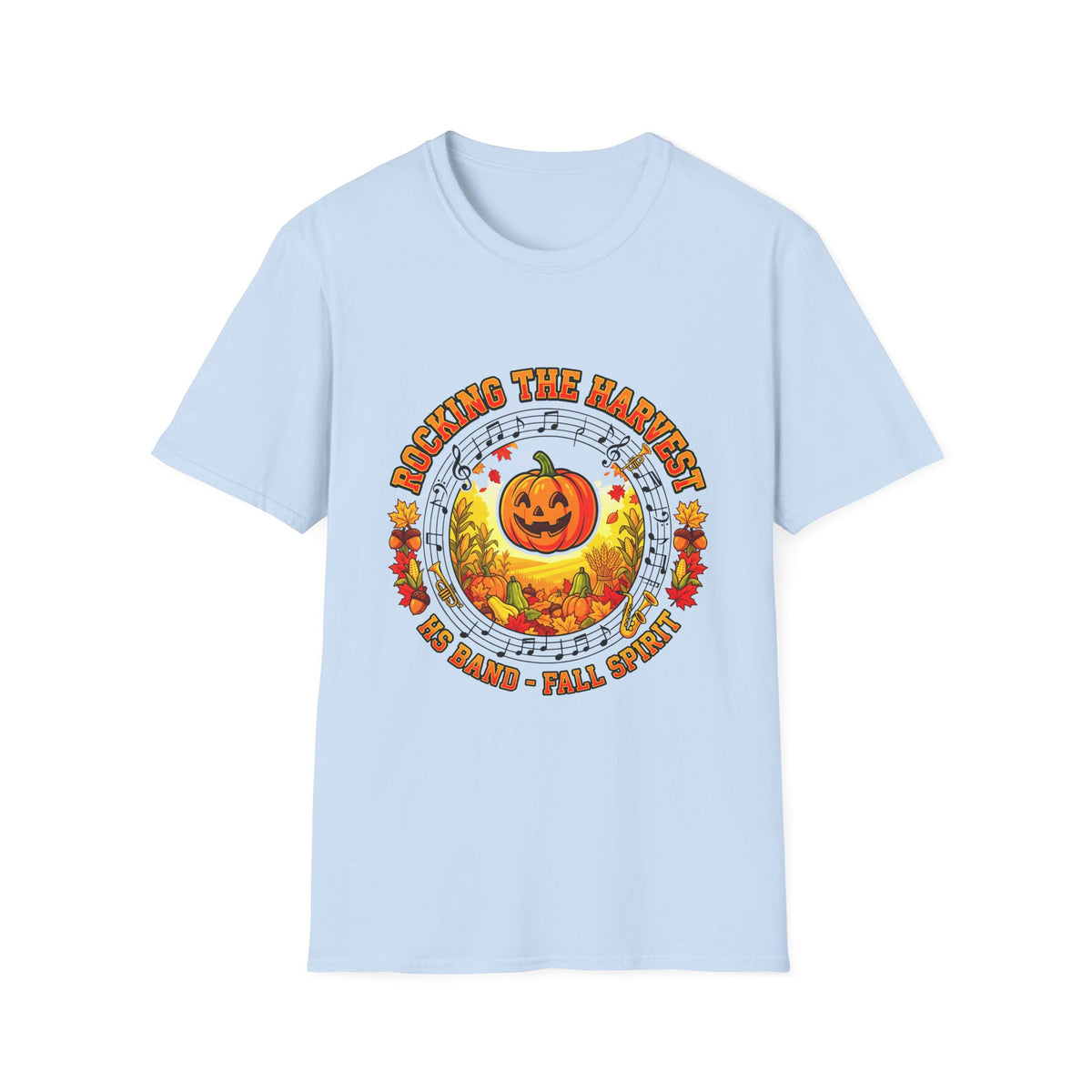 Rocking the Harvest T-Shirt — Pumpkin Fall Music Festival Tee