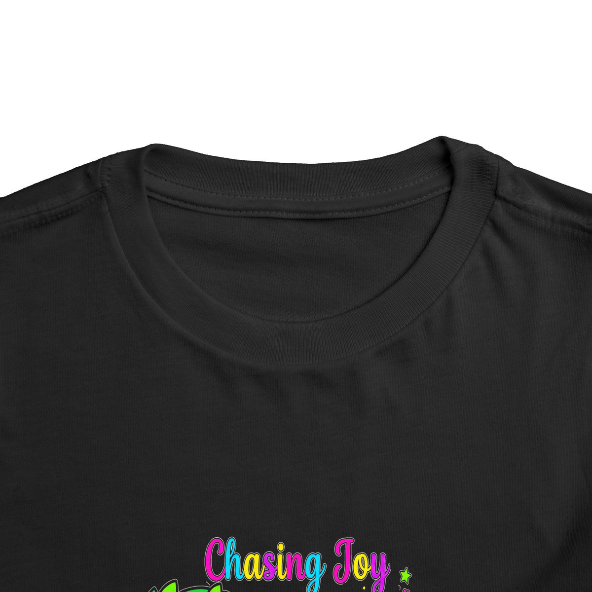 Chasing Joy Unicorn Toddler Tee — Colorful Magical Adventure Shirt