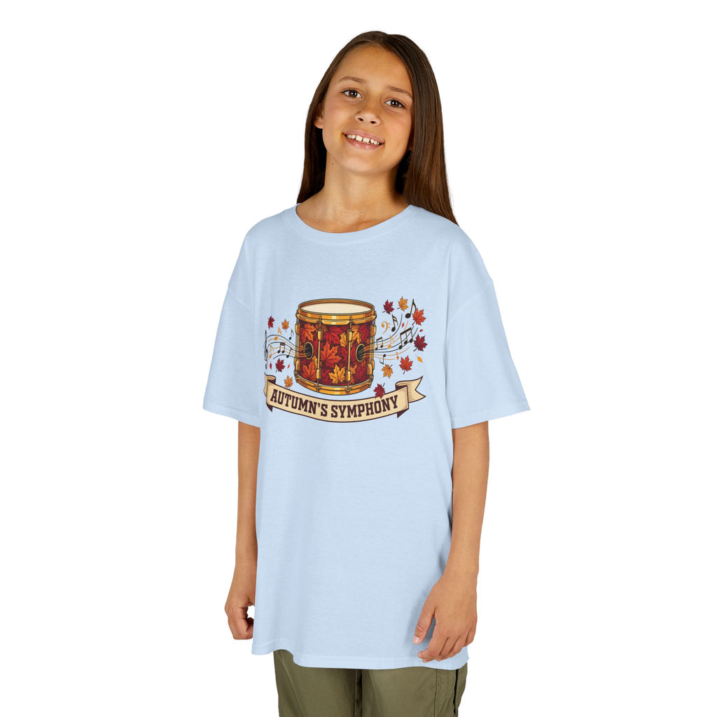 Kids 'Autumn's Symphony' Fall Drum Graphic Tee