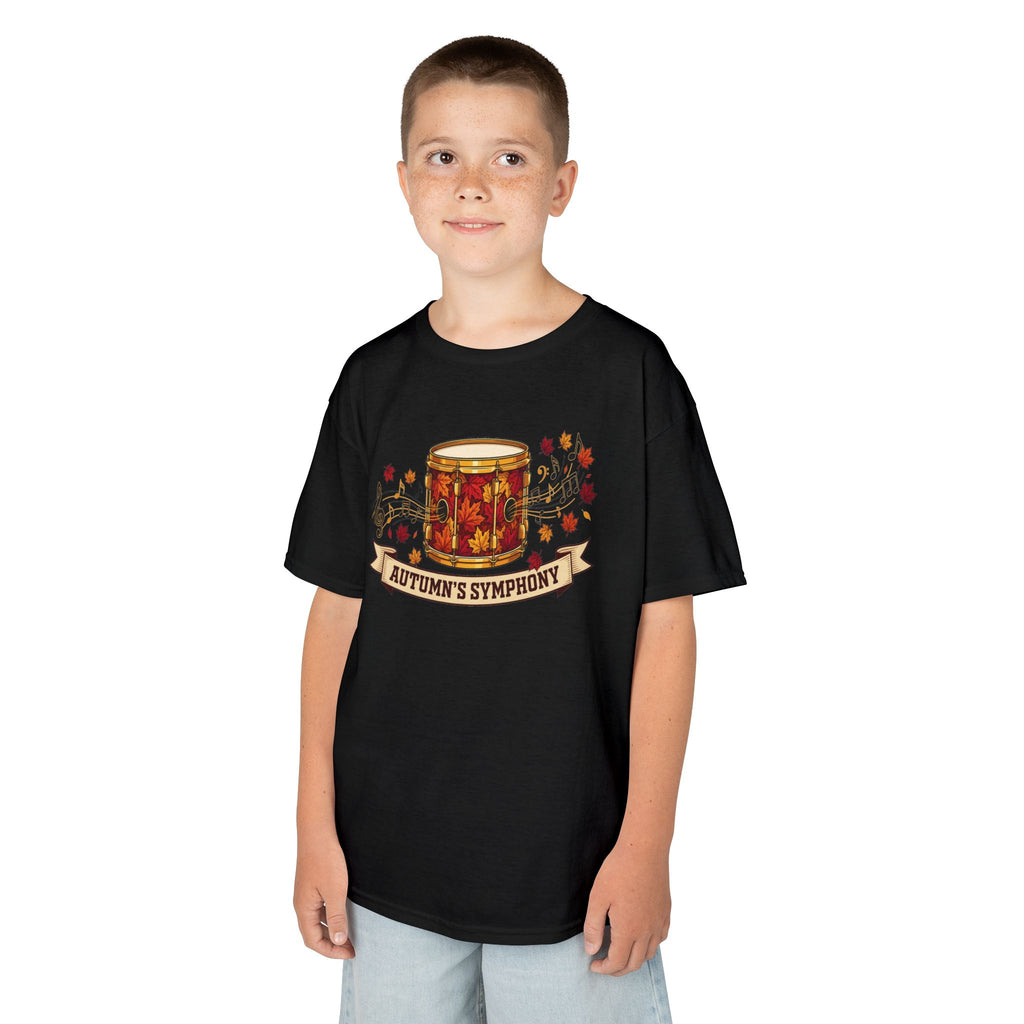 Kids 'Autumn's Symphony' Fall Drum Graphic Tee