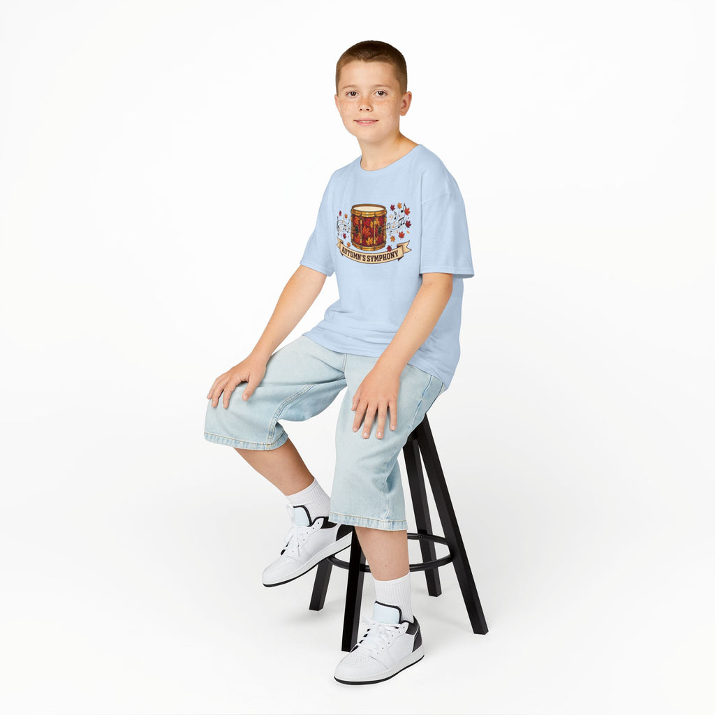 Kids 'Autumn's Symphony' Fall Drum Graphic Tee