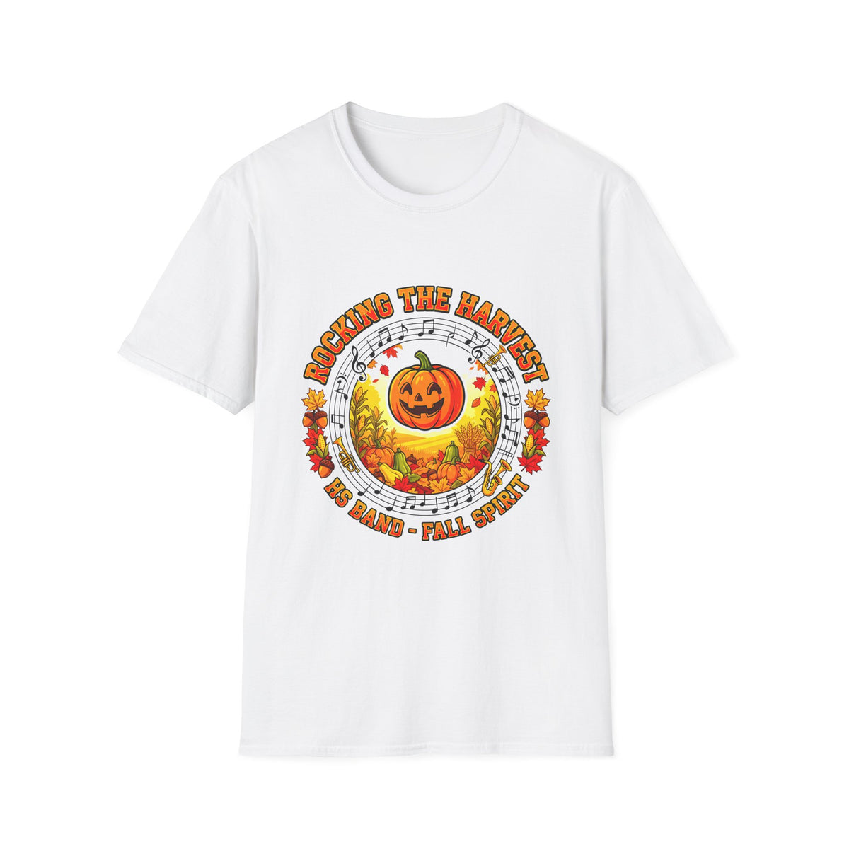 Rocking the Harvest T-Shirt — Pumpkin Fall Music Festival Tee