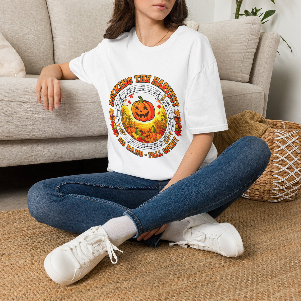 Rocking the Harvest T-Shirt — Pumpkin Fall Music Festival Tee