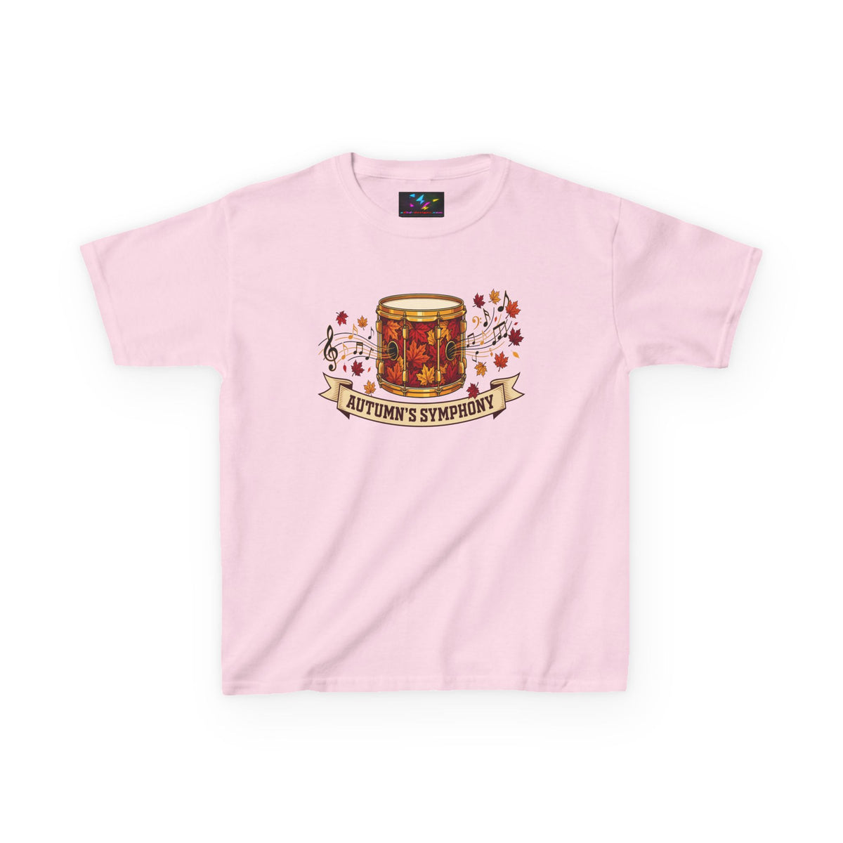 Kids 'Autumn's Symphony' Fall Drum Graphic Tee