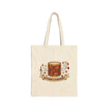 Autumn's Symphony Canvas Tote — Fall Leaves Drum Design