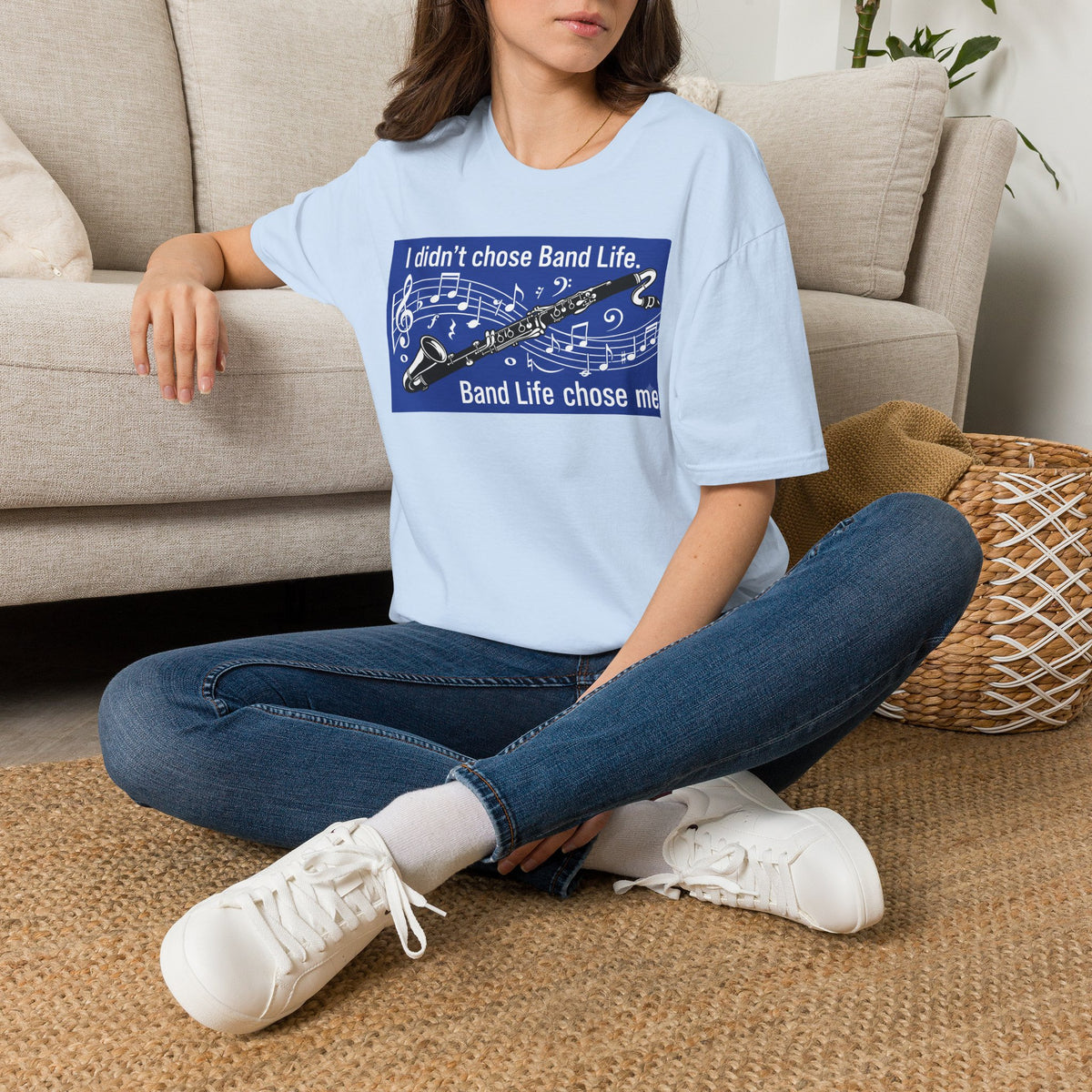 Band Life Clarinet T-Shirt — "I didn't chose Band Life. Band Life chose me."