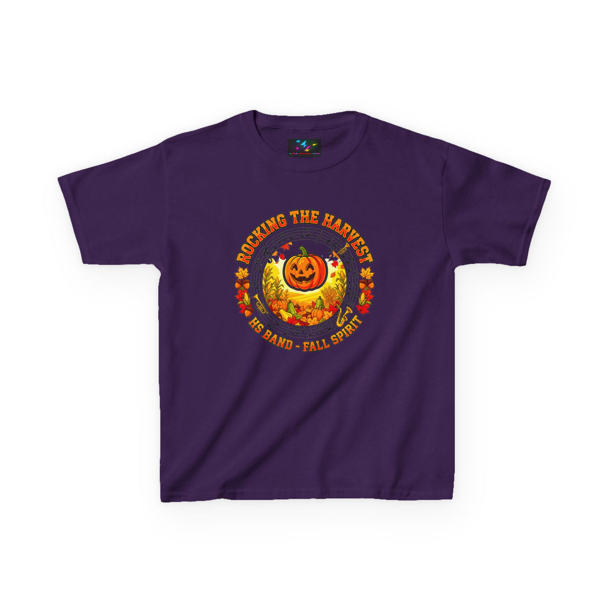 Kids Halloween Pumpkin Tee — "Planting the Pumpkin" Cute Fall Graphic Shirt