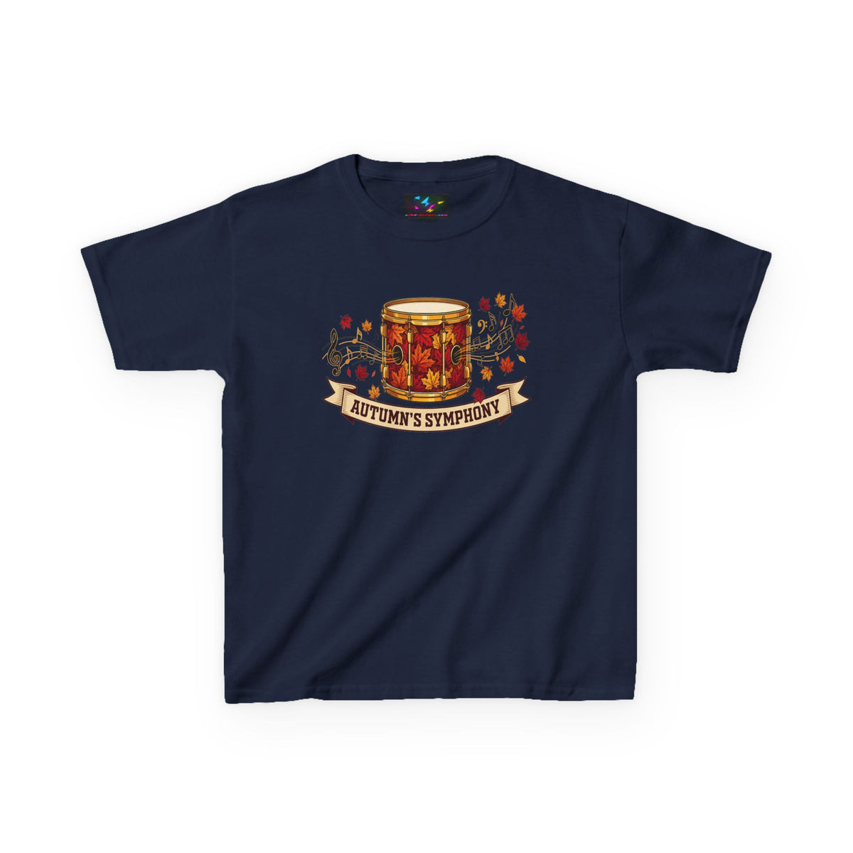Kids 'Autumn's Symphony' Fall Drum Graphic Tee