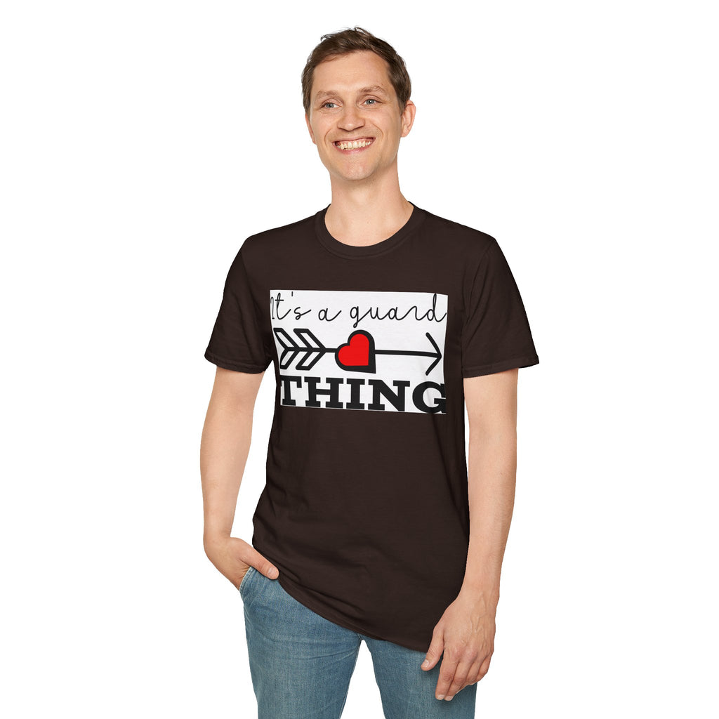 It's a Guard Thing T-Shirt — Heart Arrow Design for Security & Protector Moms