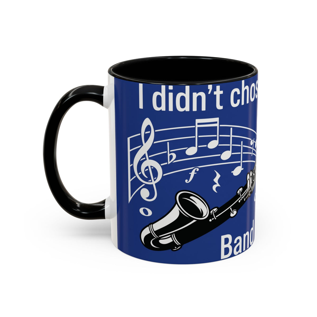 Mom Rockin' the Band Life Coffee Mug — Music Mom Gift (11/15oz)