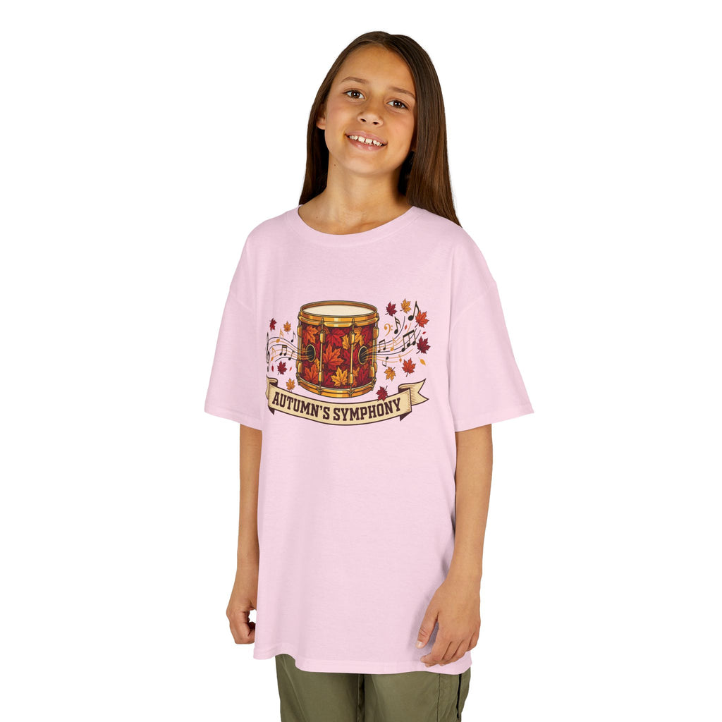 Kids 'Autumn's Symphony' Fall Drum Graphic Tee