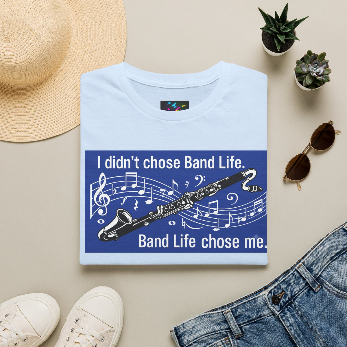 Band Life Clarinet T-Shirt — "I didn't chose Band Life. Band Life chose me."