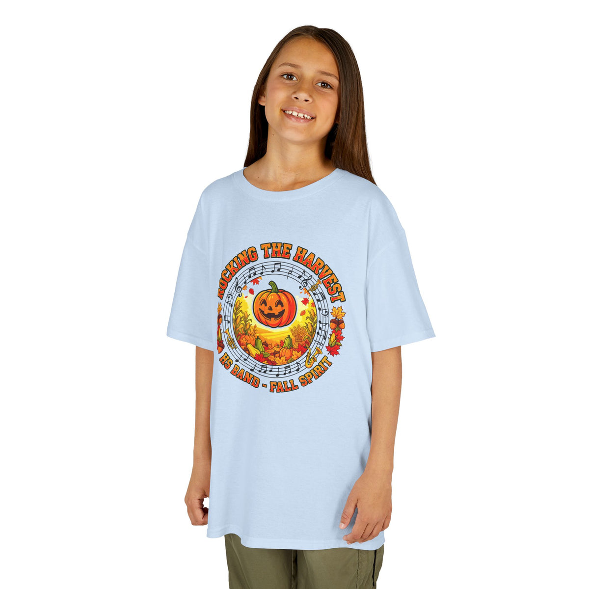 Kids Halloween Pumpkin Tee — "Planting the Pumpkin" Cute Fall Graphic Shirt