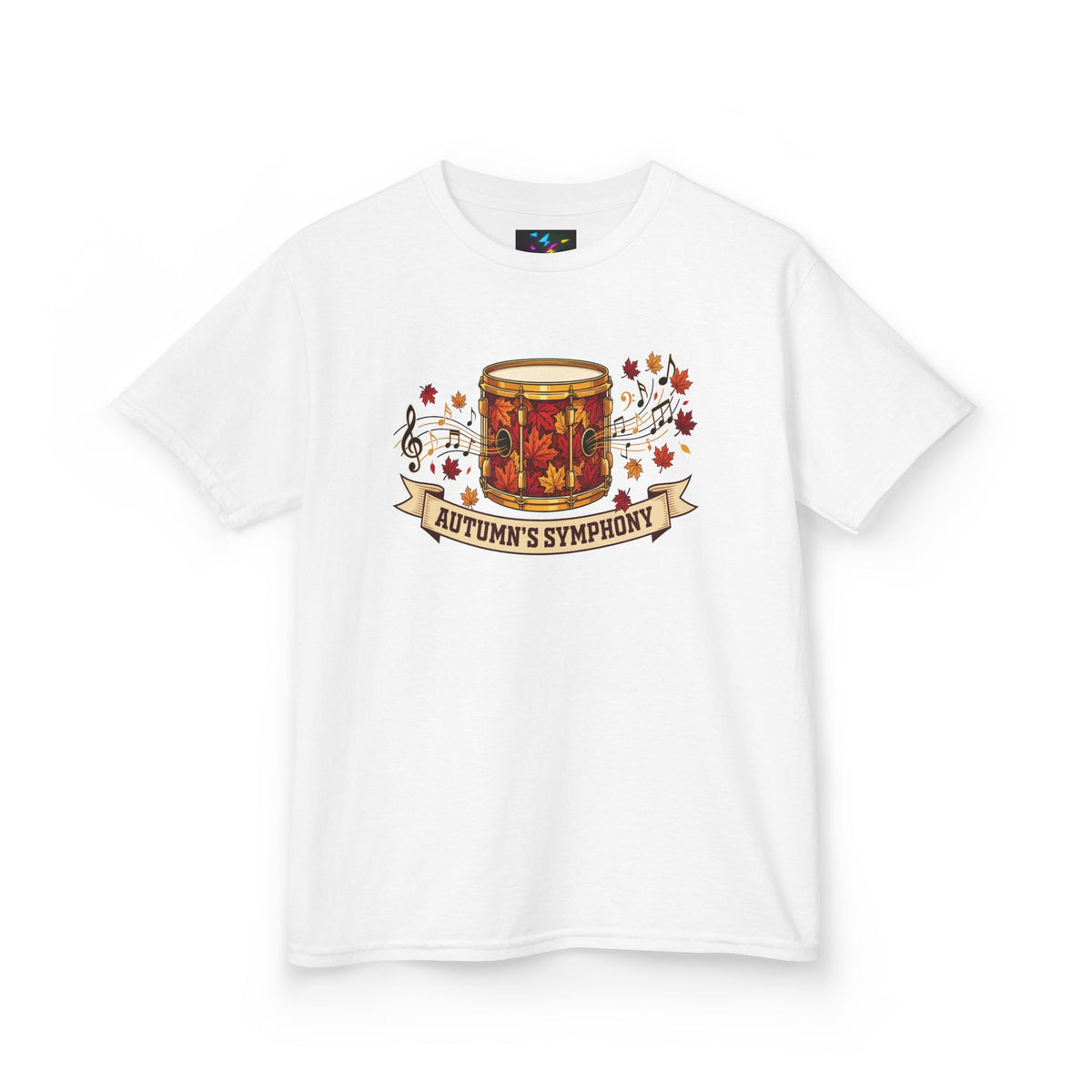 Kids 'Autumn's Symphony' Fall Drum Graphic Tee