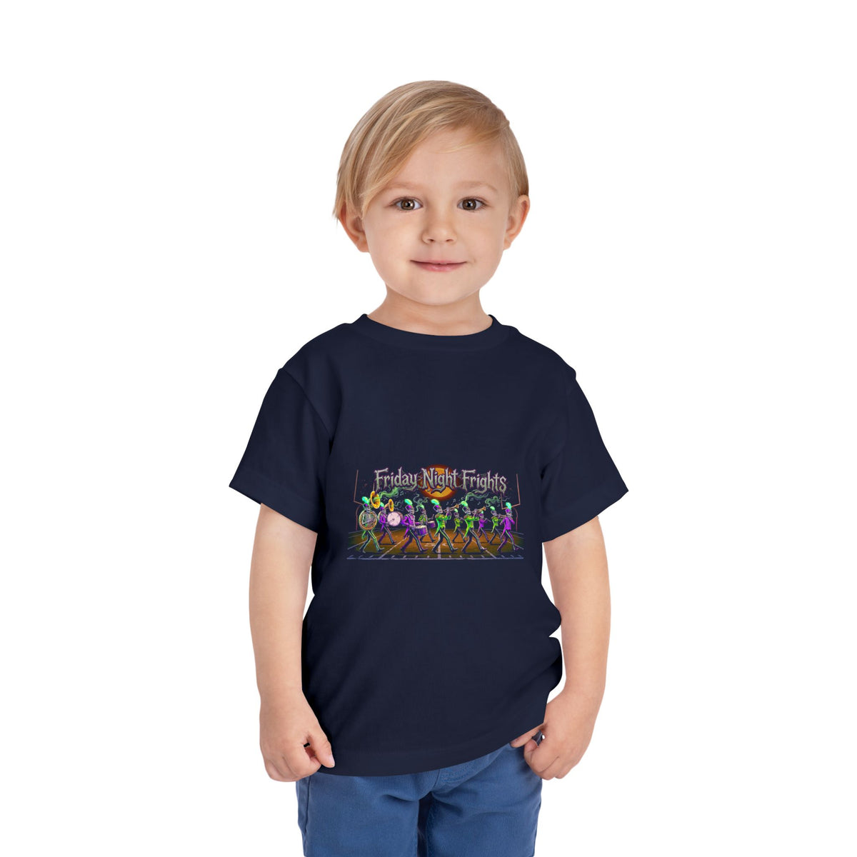 Toddler Tee — "Friday Night Frights" Halloween Monster Parade