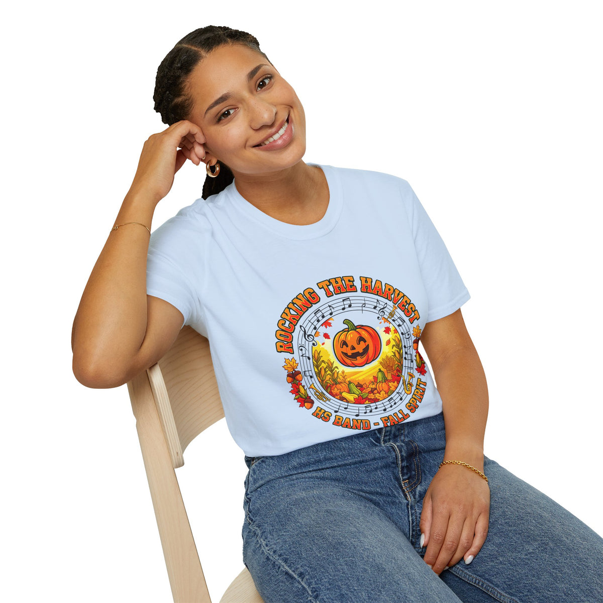 Rocking the Harvest T-Shirt — Pumpkin Fall Music Festival Tee