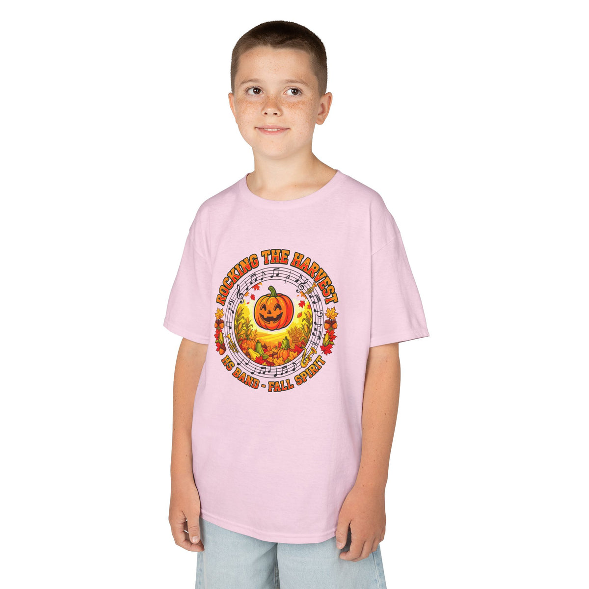 Kids Halloween Pumpkin Tee — "Planting the Pumpkin" Cute Fall Graphic Shirt