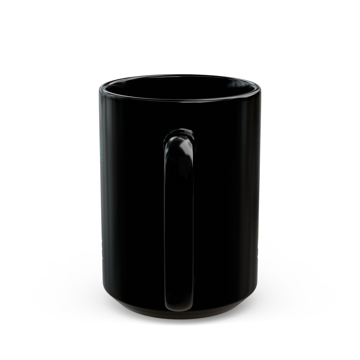 Aurora Kayak Mug — Seek Solitude Black Coffee Cup (11oz & 15oz)