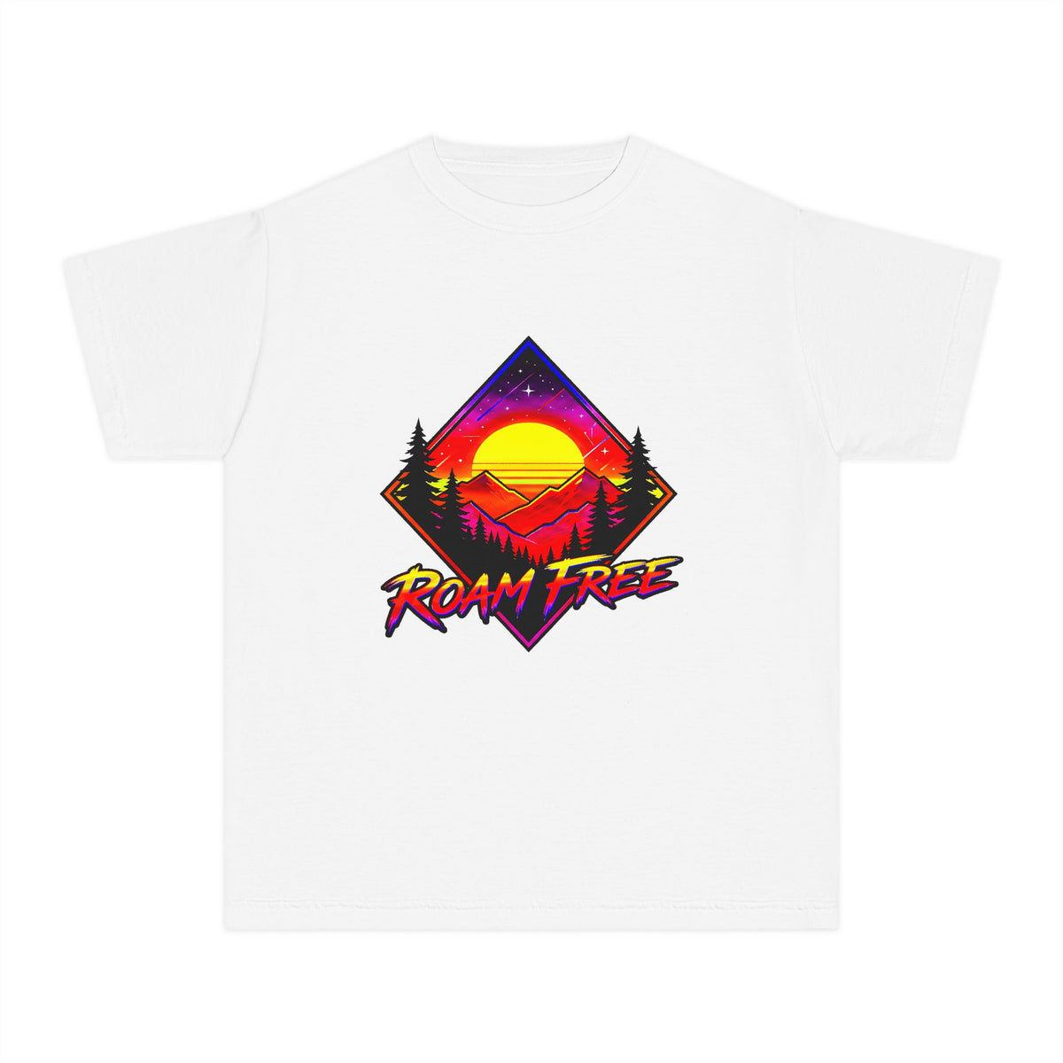 Roam Free Sunset Youth T‑Shirt
