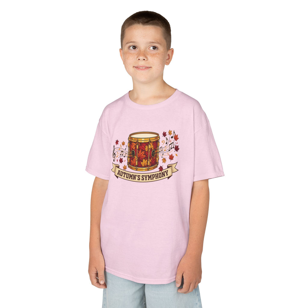 Kids 'Autumn's Symphony' Fall Drum Graphic Tee