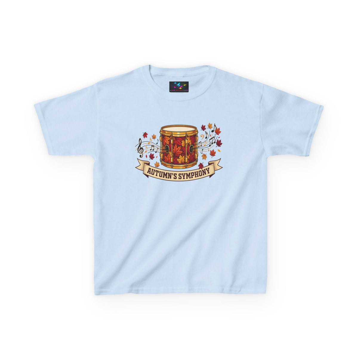 Kids 'Autumn's Symphony' Fall Drum Graphic Tee